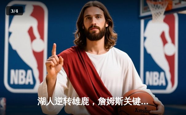 湖人逆转雄鹿，詹姆斯关键三分锁定胜局，NBA季后赛再添经典战役 - 3